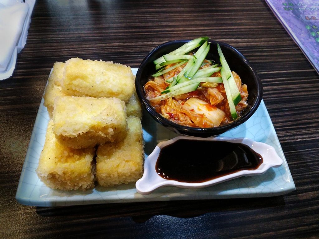 韓式泡菜炸豆腐